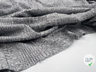 JERSEY SHINY SILVER RAYURES IRRÉGULIÈRES - My Little Coupon - tissu - coudre