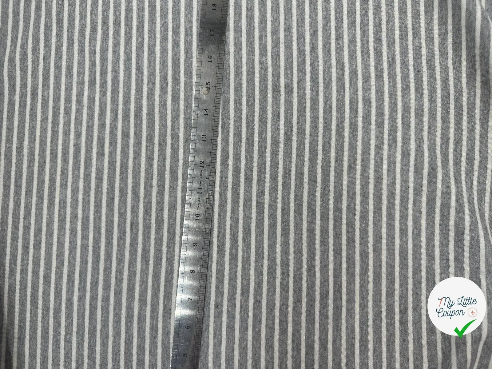 JERSEY TOUT DOUX  ÉCRU ET GRIS MSO