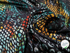 JERSEY VENEZIA MOTIF ÉCAILLES TURQUOISE - My Little Coupon