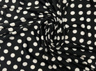 JERSEY VENEZIA NOIR POIS BLANC 1CM MLC INTERN