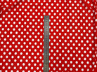 JERSEY VENEZIA ROUGE ORANGE POIS BLANC 1CM MLC INTERN