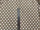 JERSEY VENEZIA TAUPE POIS BLANC 1CM MLC INTERN