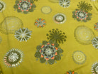 JERSEY VISCOSE ANIS FLEURS ITALIENNES - My Little Coupon