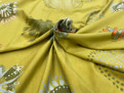 JERSEY VISCOSE ANIS FLEURS ITALIENNES - My Little Coupon