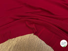 JERSEY VISCOSE CRÊPÉ  ULTRA STRECH FROID ROUGE 93% VISCOSE - My Little Coupon