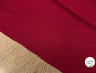 JERSEY VISCOSE CRÊPÉ  ULTRA STRECH FROID ROUGE 93% VISCOSE - My Little Coupon