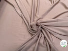 JERSEY VISCOSE FLUIDE ULTRA STRETCH CAFÉ AU LAIT - My Little Coupon