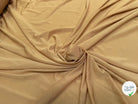 JERSEY VISCOSE FLUIDE ULTRA STRETCH CARAMEL - My Little Coupon