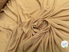 JERSEY VISCOSE FLUIDE ULTRA STRETCH CARAMEL - My Little Coupon