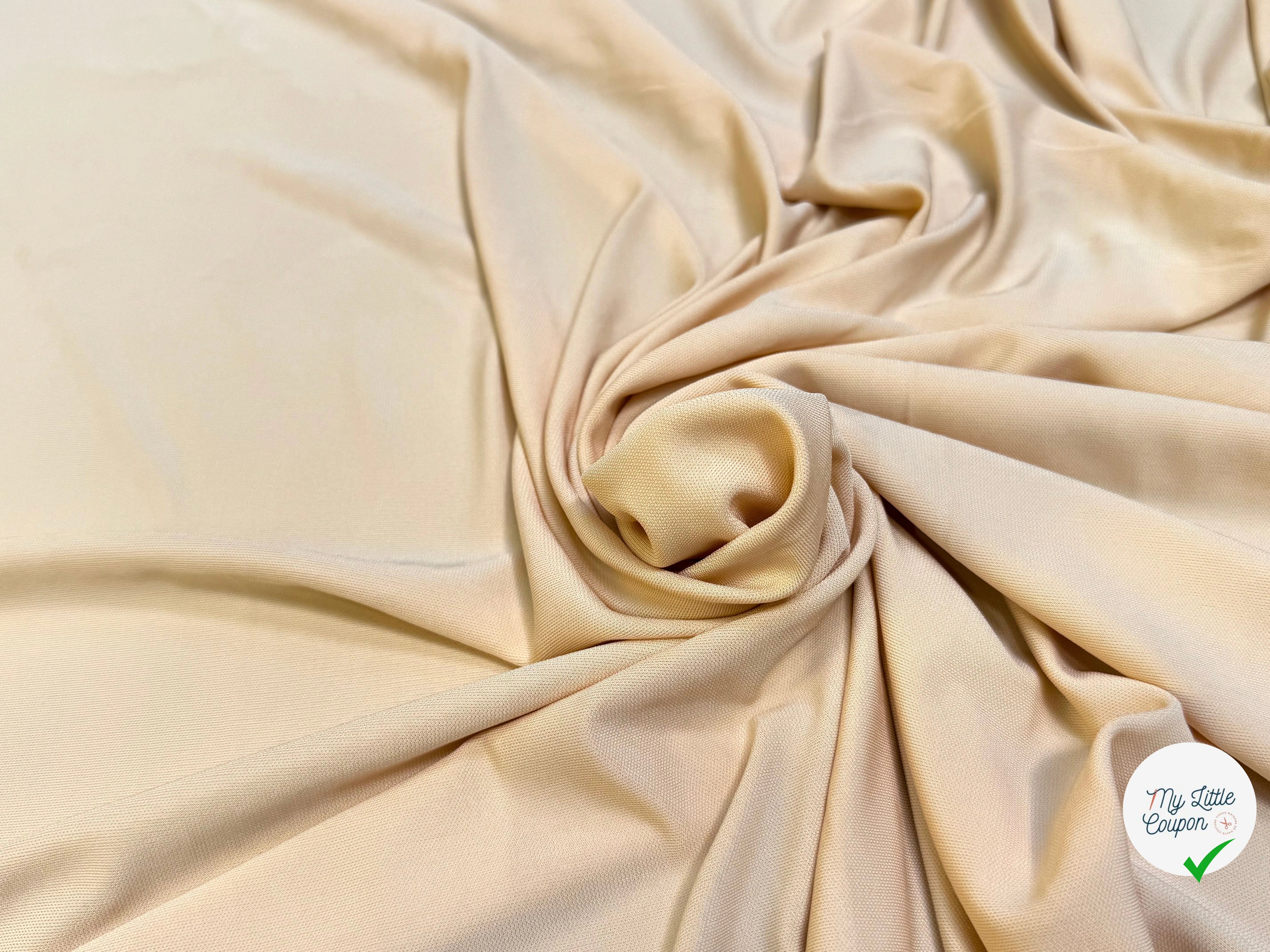 JERSEY VISCOSE FLUIDE ULTRA STRETCH DAWN ORANGE JS0145 - My Little Coupon