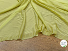 JERSEY VISCOSE FLUIDE ULTRA STRETCH JAUNE CITRON - My Little Coupon