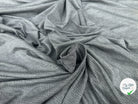 JERSEY VISCOSE JACQUARD NOIR NUAGE - My Little Coupon