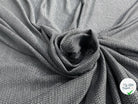 JERSEY VISCOSE JACQUARD NOIR NUAGE - My Little Coupon