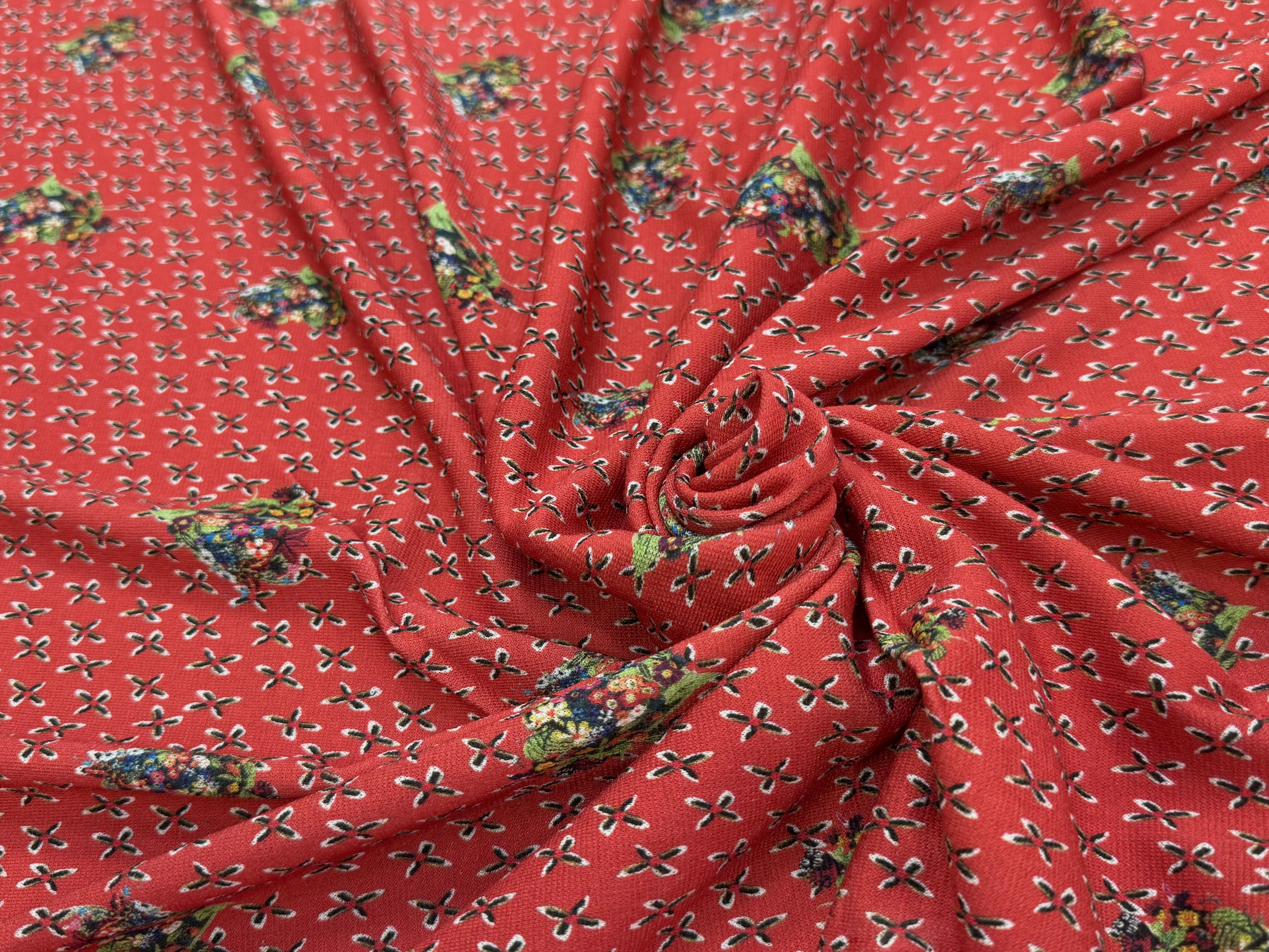 JERSEY VISCOSE KIRA  IMPRIMÉ FLEURIS - My Little Coupon