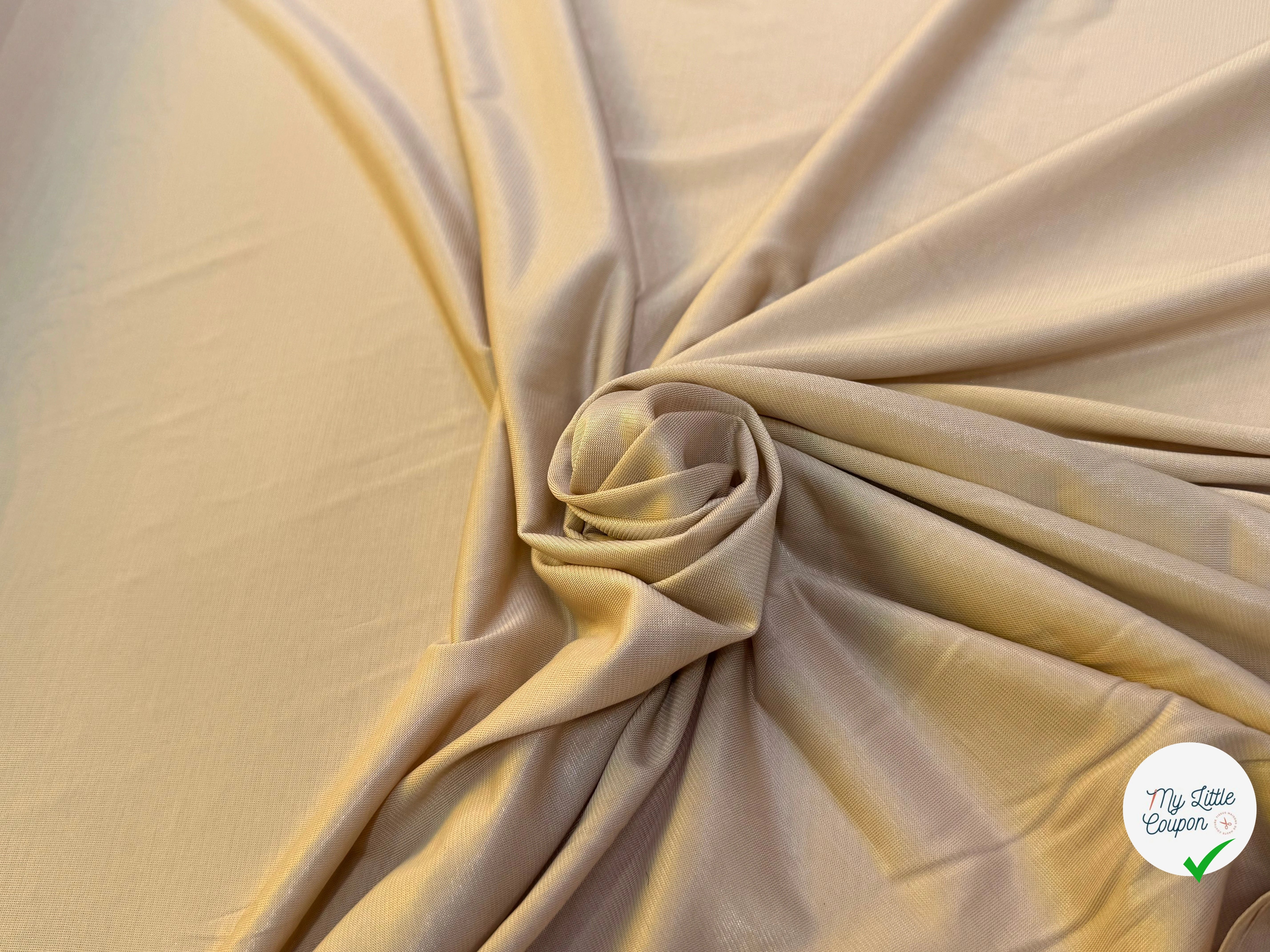 JERSEY VISCOSE LÉGÈREMENT SATINÉ FLUIDE DUNE ULTRA STRETCH - My Little Coupon