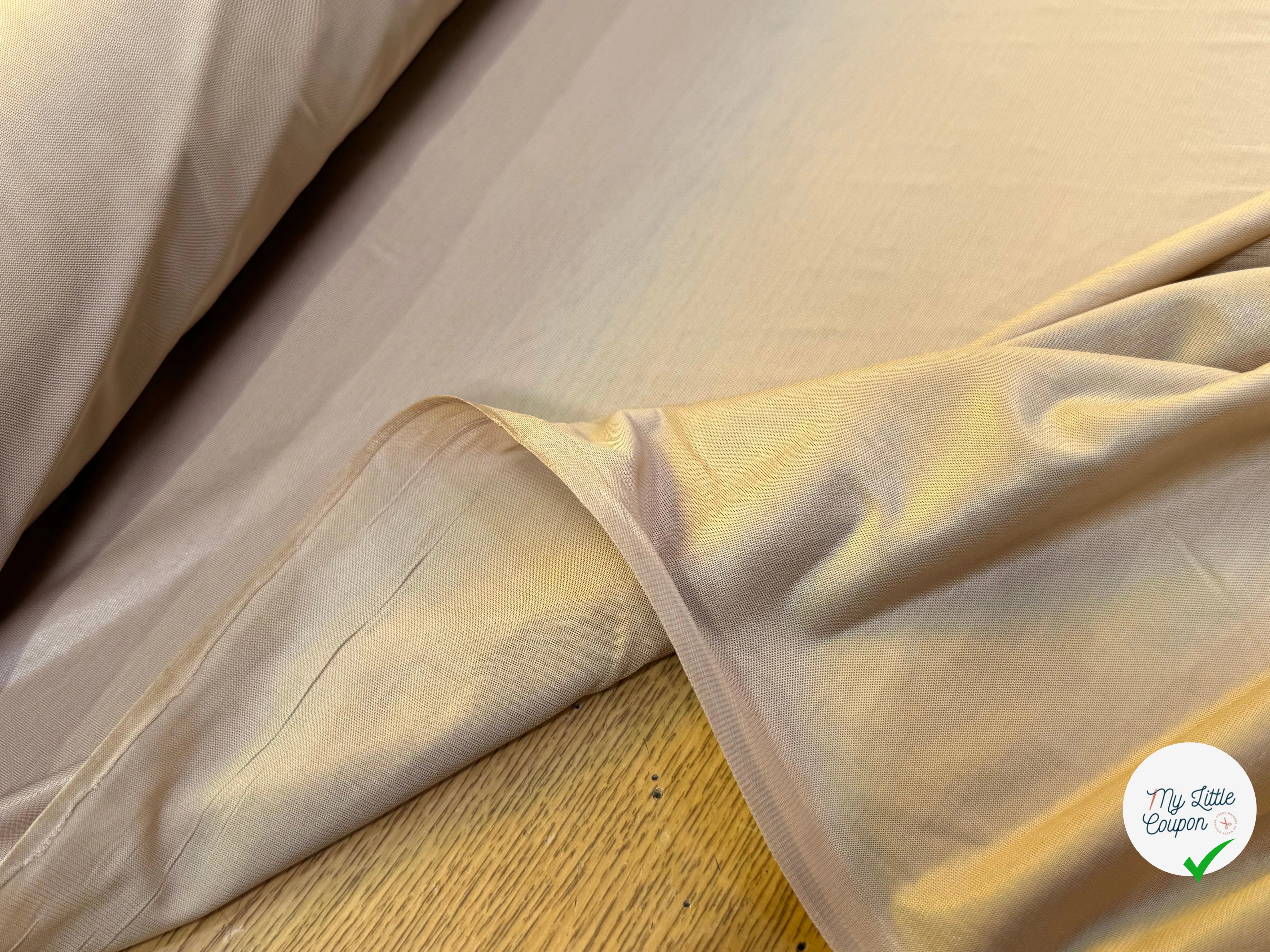 JERSEY VISCOSE LÉGÈREMENT SATINÉ FLUIDE DUNE ULTRA STRETCH - My Little Coupon