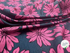 JERSEY VISCOSE PINK FLOWER 8% ÉLASTHANNE - My Little Coupon - tissu - coudre