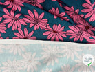 JERSEY VISCOSE PINK FLOWER 8% ÉLASTHANNE - My Little Coupon - tissu - coudre
