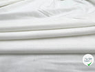 JERSEY VISCOSE STRETCH BLANC OPTIQUE TOUCHER SOYEUX - My Little Coupon - tissu - coudre