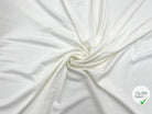 JERSEY VISCOSE STRETCH BLANC OPTIQUE TOUCHER SOYEUX - My Little Coupon - tissu - coudre