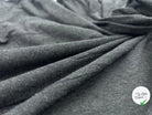 JERSEY VISCOSE STRETCH GRIS CHINÉ AUTOMNE ENVERS GRATTÉ- coupon de tissu de 3 mètres - My Little Coupon - tissu - coudre