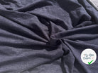 JERSEY VISCOSE STRETCH RAYURES NOIR ET ARGENT - My Little Coupon