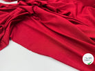 JERSEY VISCOSE STRETCH TRÈS EXTENSIBLE ROUGE CARMIN - My Little Coupon - tissu - coudre