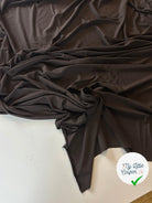 JERSEY VISCOSE UNI MARRON MLC INTERN