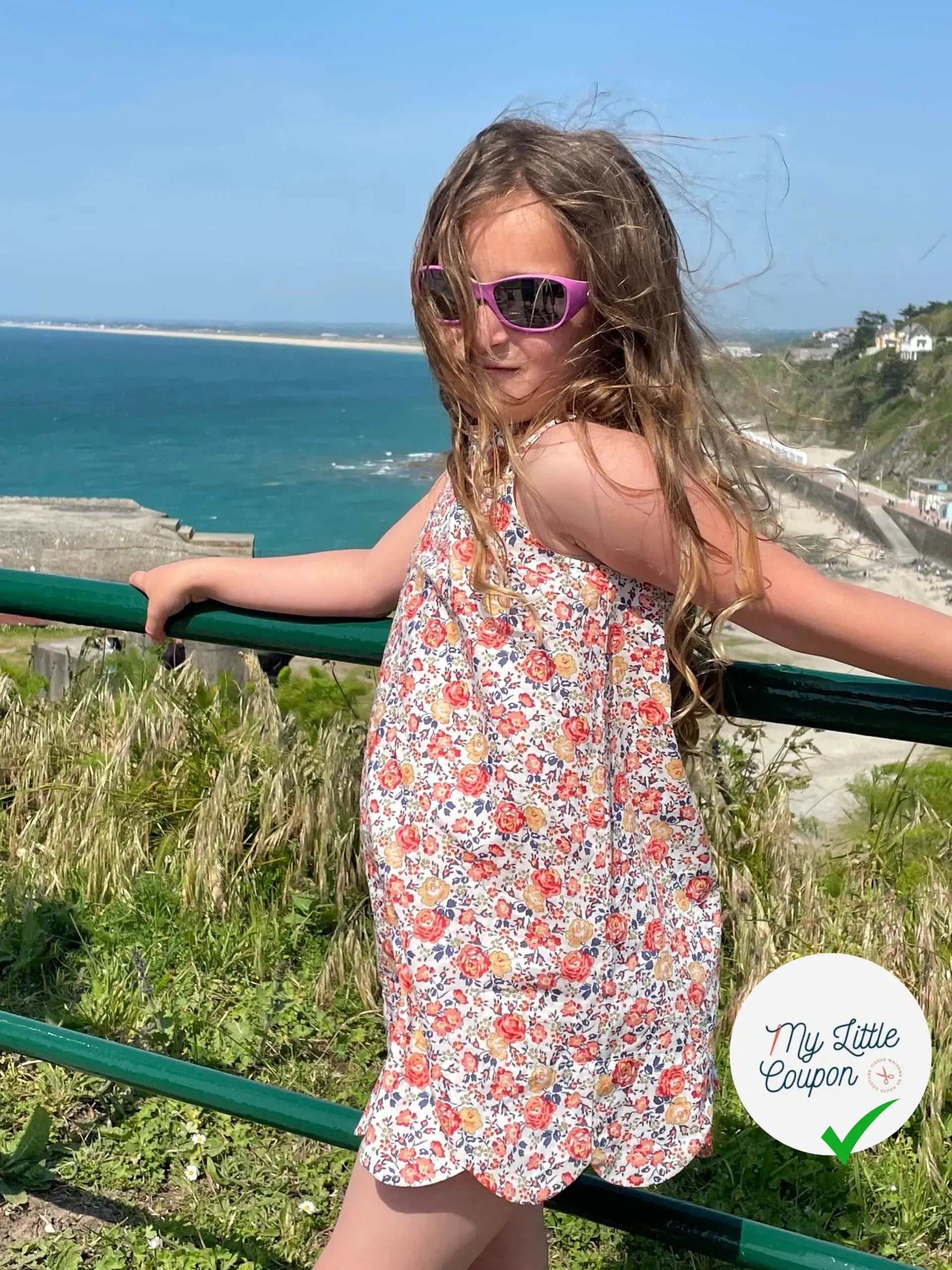 Justine, robe et top à pétales - L'Enfant Roi - My Little Coupon