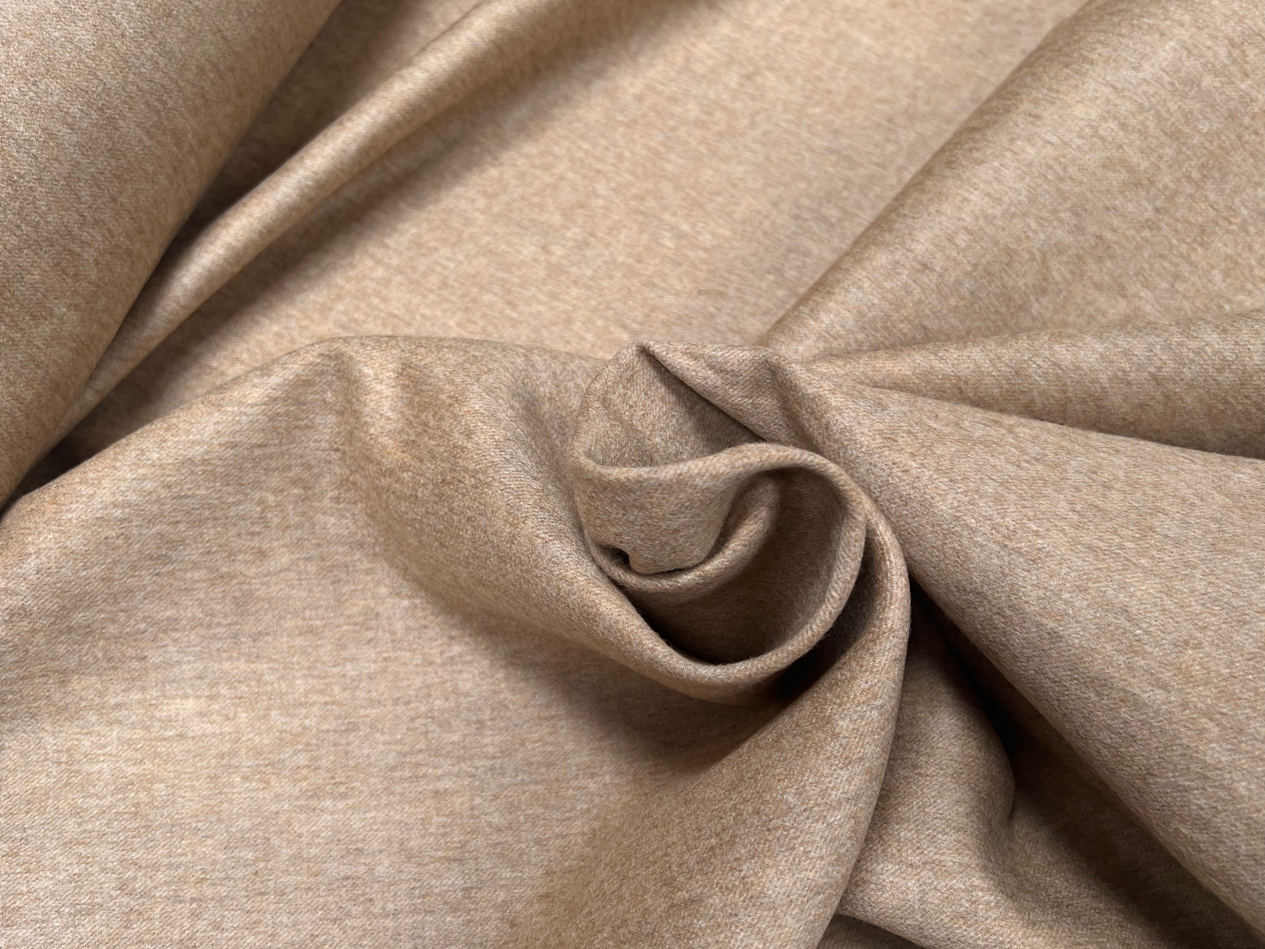 LAINAGE 100% CACHEMIRE DOUBLE FACE BEIGE ET GRIS - My Little Coupon