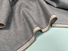 LAINAGE 100% CACHEMIRE DOUBLE FACE BEIGE ET GRIS - My Little Coupon