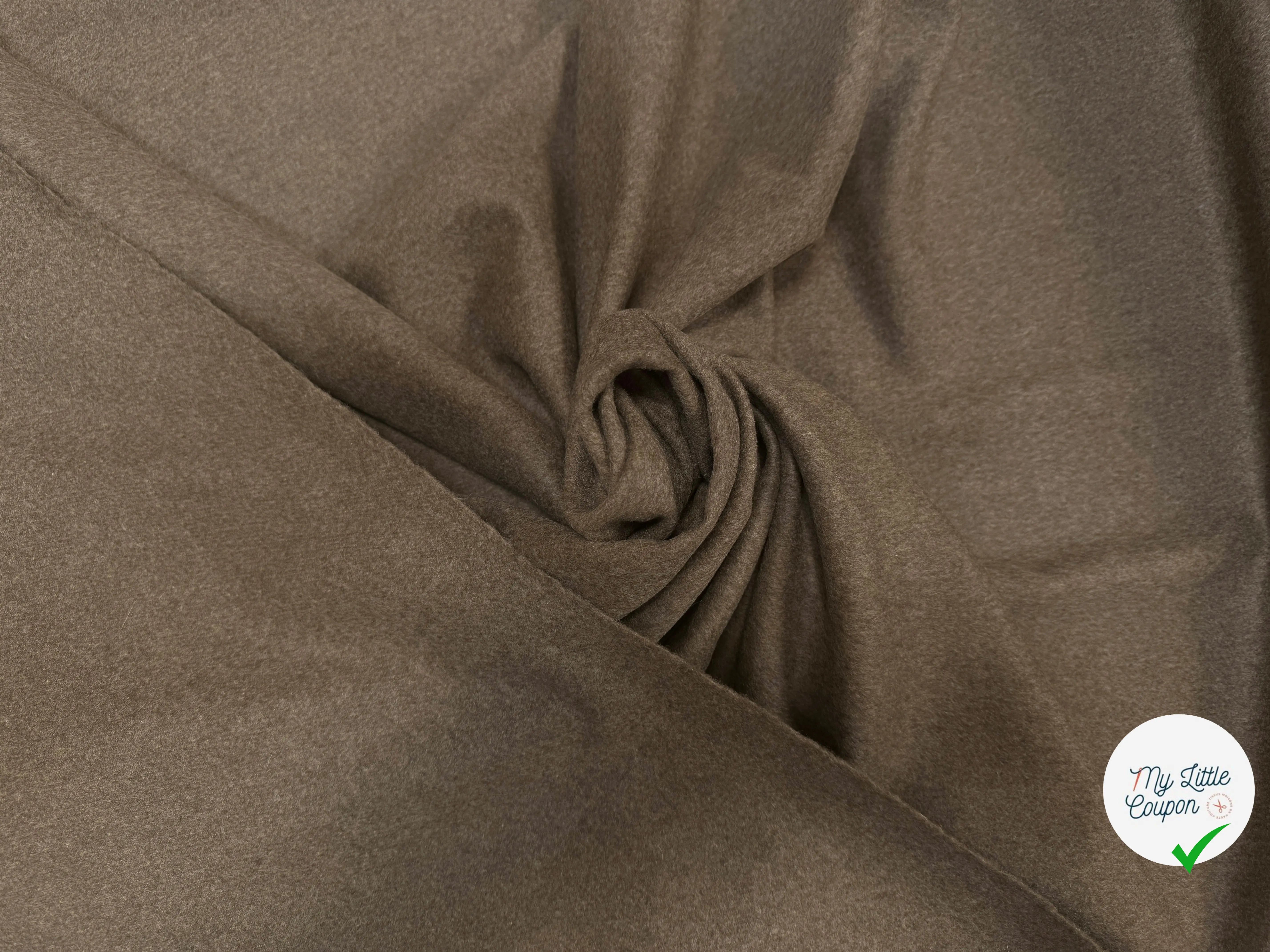 LAINAGE 100% CACHEMIRE KAKI GRIS - My Little Coupon