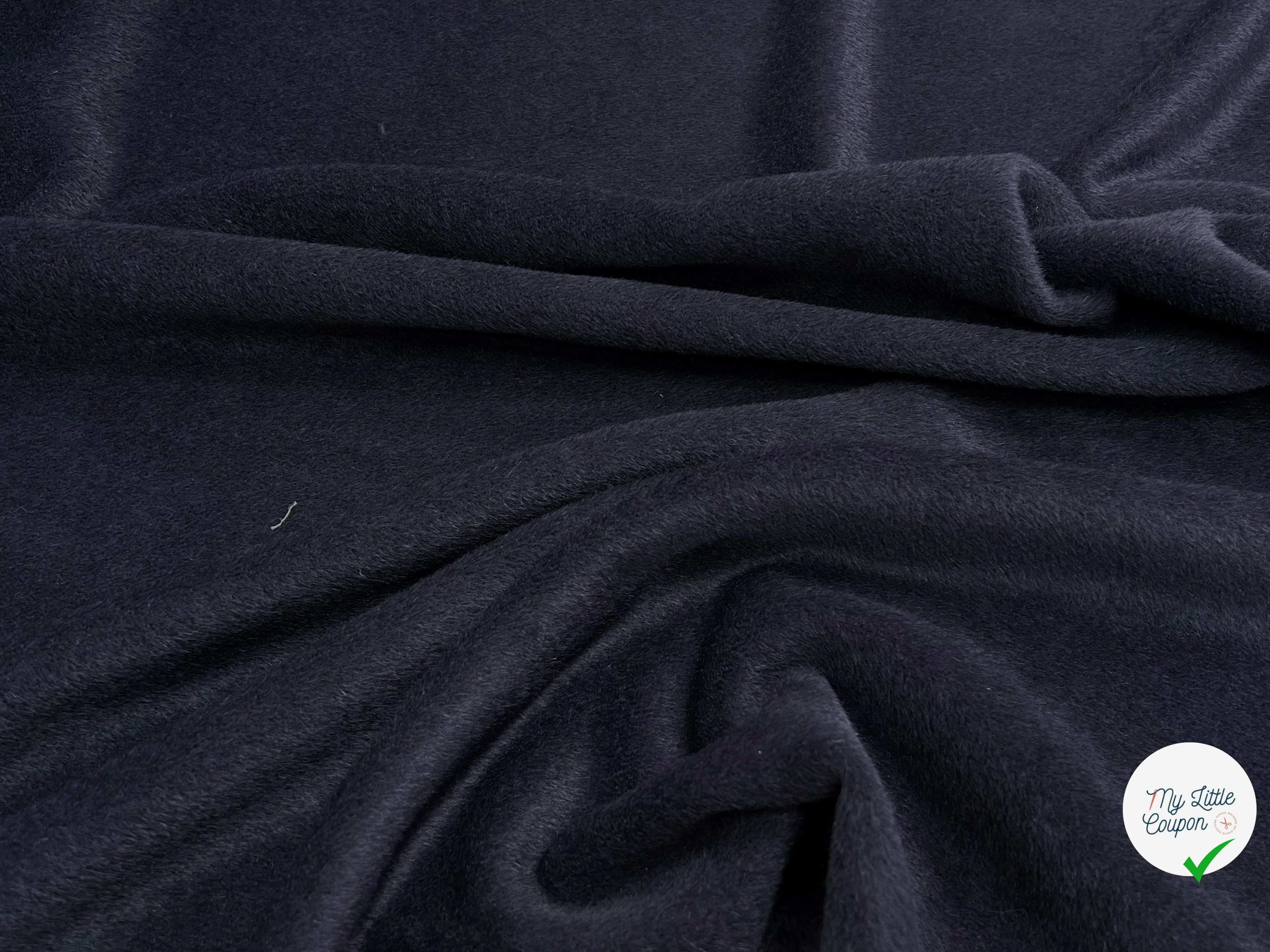 LAINAGE ALPAGA À POILS BLEU NUIT - My Little Coupon