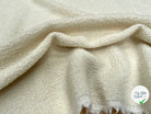 LAINAGE BOUCLETTE BLANC CASSE 93% LAINE - My Little Coupon