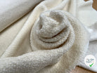LAINAGE BOUCLETTE BLANC CASSE 93% LAINE - My Little Coupon