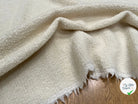 LAINAGE BOUCLETTE BLANC CASSE 93% LAINE - My Little Coupon