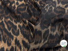 LAINAGE BOUCLETTE LÉOPARD BEIGE MARRON NOIR 100% LAINE - My Little Coupon