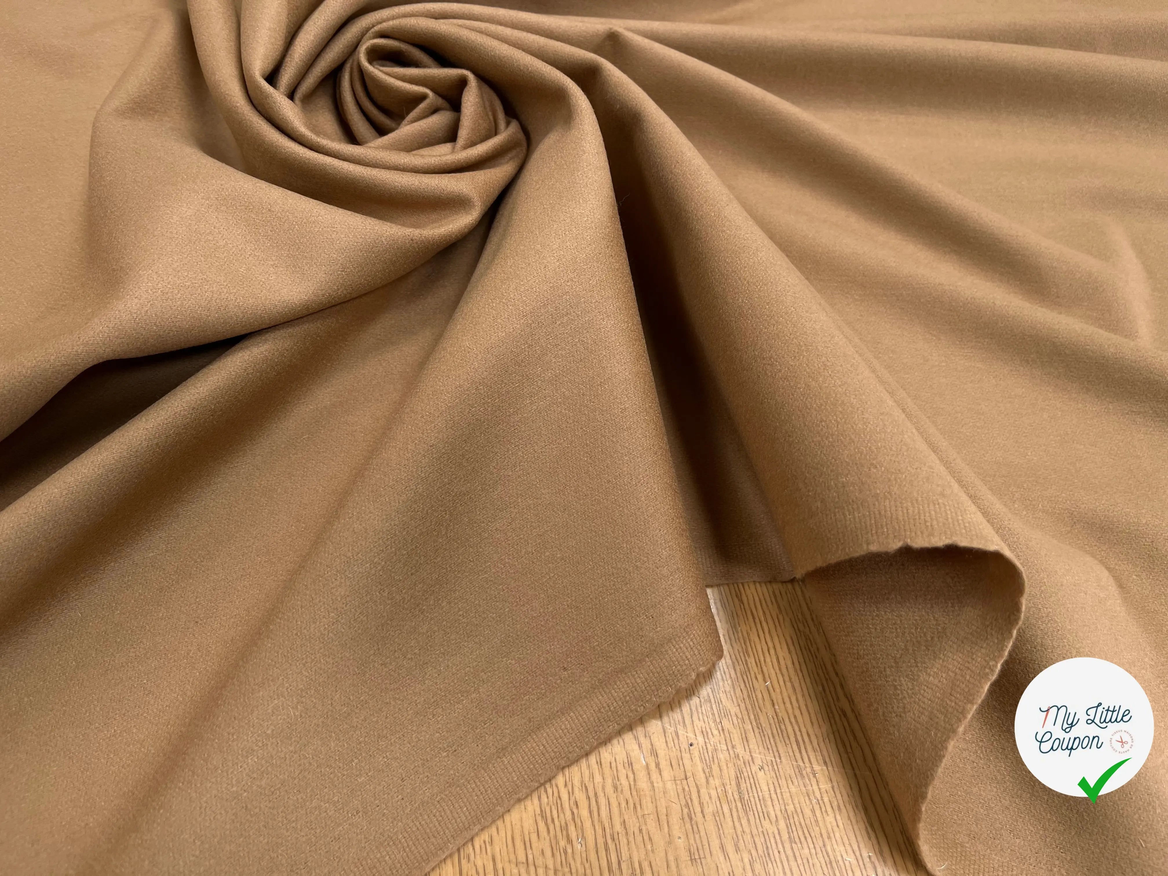 LAINAGE CABAN CARAMEL 80% LAINE VIERGE - My Little Coupon