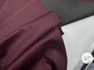 LAINAGE CABAN CONTRECOLLÉ JERSEY NOIR COLORIS BORDEAUX - coupon de tissu de 3 mètres - My Little Coupon - tissu - coudre