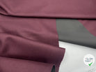 LAINAGE CABAN CONTRECOLLÉ JERSEY NOIR COLORIS BORDEAUX - coupon de tissu de 3 mètres - My Little Coupon - tissu - coudre