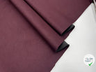 LAINAGE CABAN CONTRECOLLÉ JERSEY NOIR COLORIS BORDEAUX - coupon de tissu de 3 mètres - My Little Coupon - tissu - coudre
