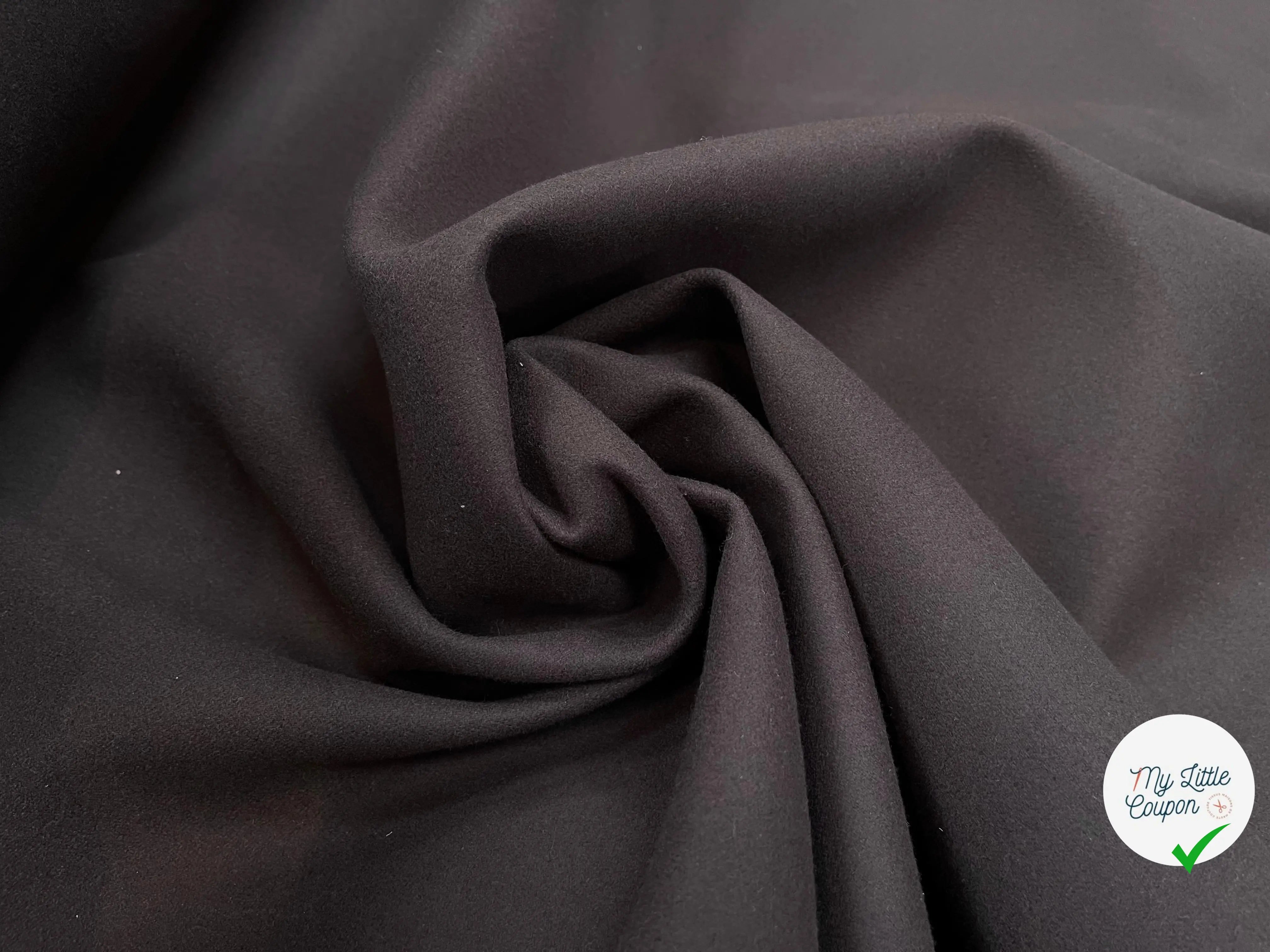 LAINAGE CABAN CONTRECOLLÉ NOIR & CHOCOLAT - My Little Coupon