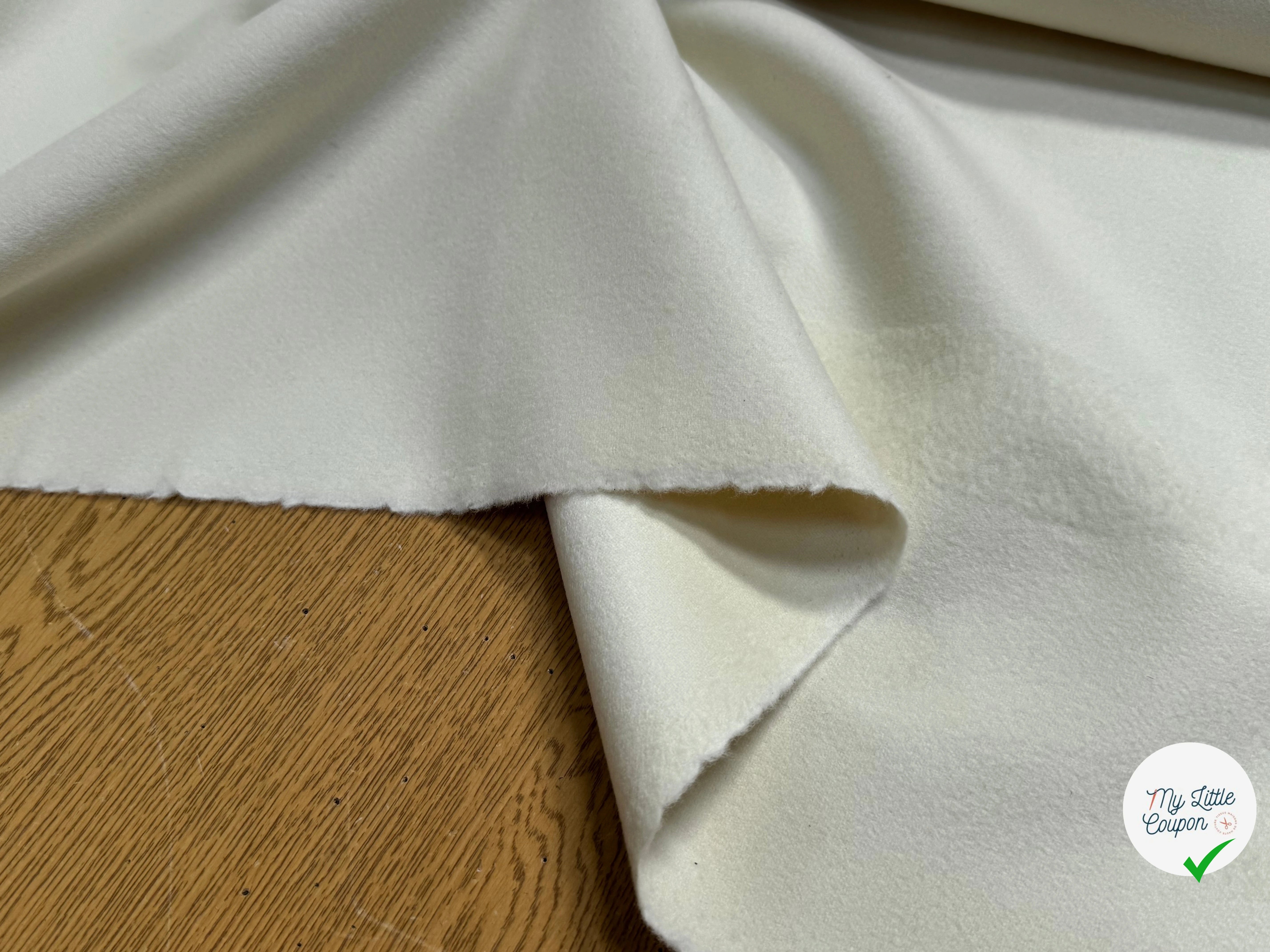 LAINAGE CABAN DOUX ULTRA BEAU BLANC CASSÉ - My Little Coupon