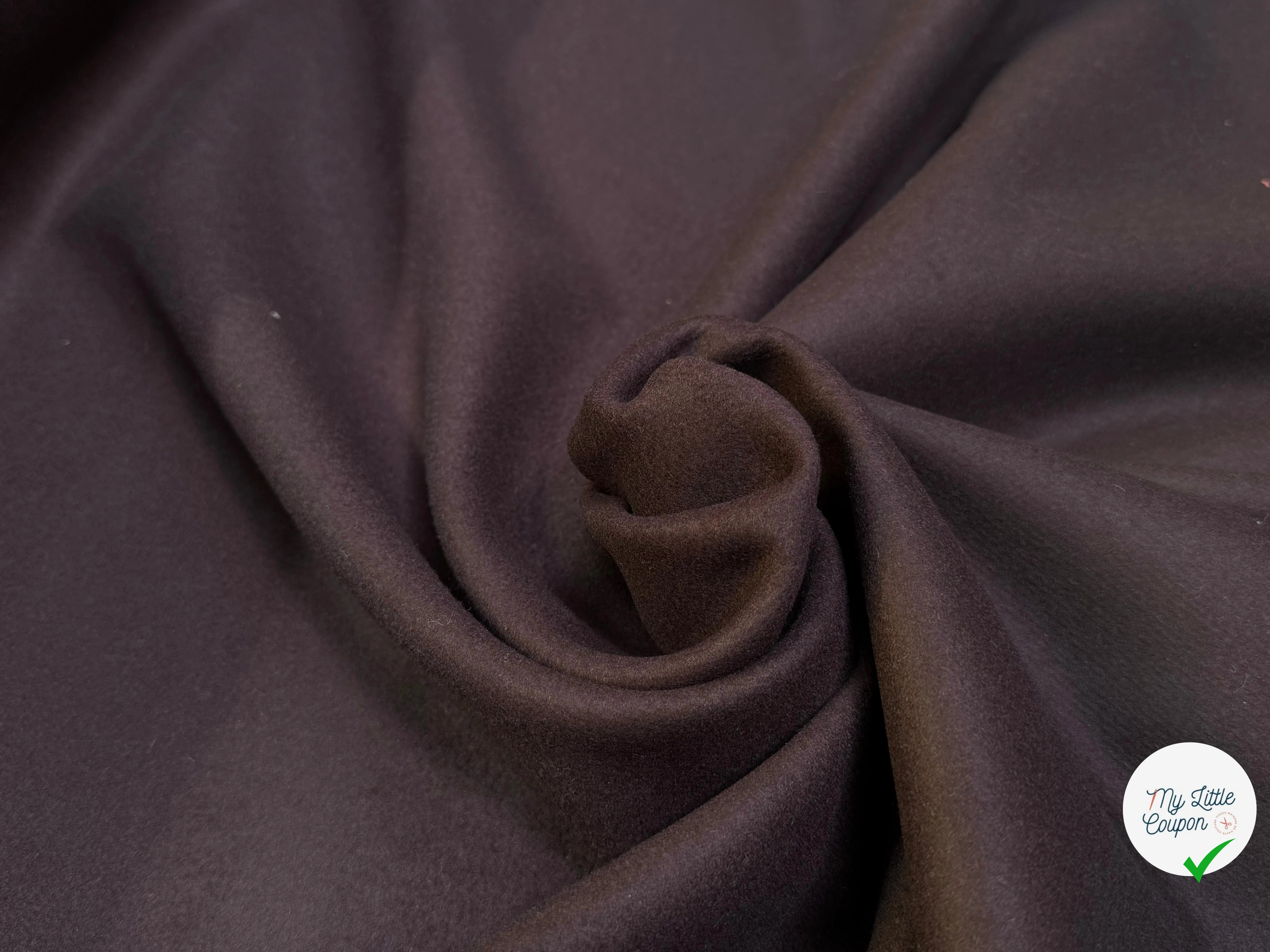 LAINAGE CABAN MARRON FONCÉ SUBLIME - My Little Coupon