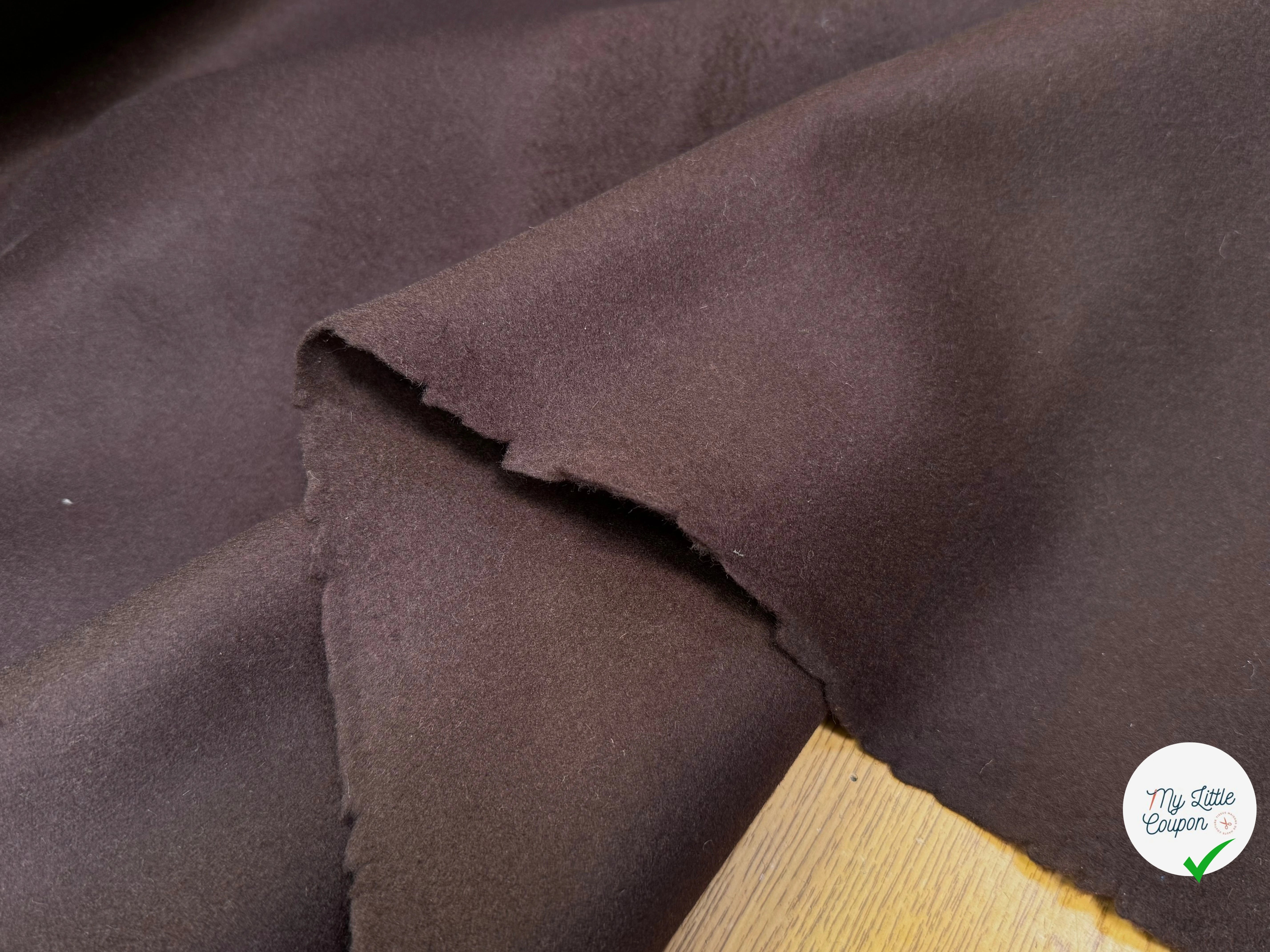 LAINAGE CABAN MARRON FONCÉ SUBLIME - My Little Coupon