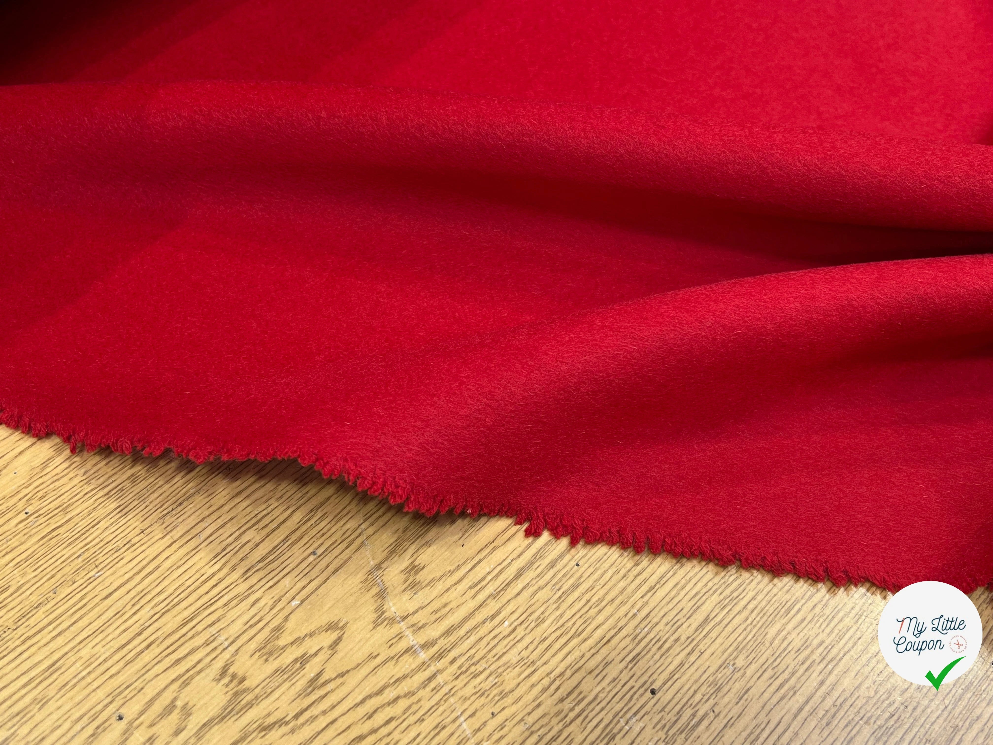 LAINAGE CABAN ROUGE LISSE - My Little Coupon