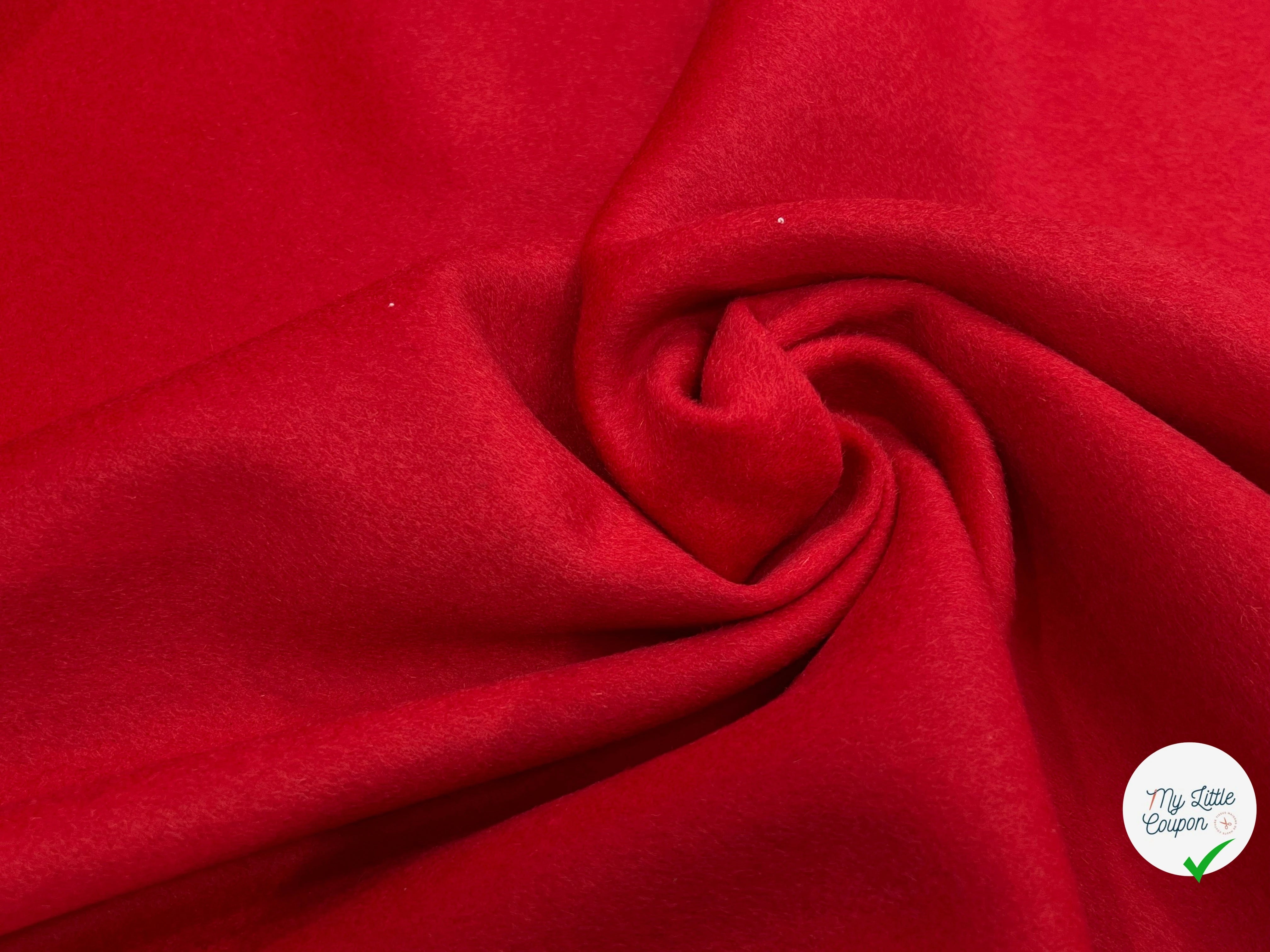 LAINAGE CABAN ROUGE LISSE - My Little Coupon