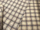 LAINAGE CARREAUX HARRIS TWEED PURE LAINE BEIGE ET GRIS ÉLÉGANT - My Little Coupon - tissu - coudre