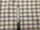 LAINAGE CARREAUX HARRIS TWEED PURE LAINE BEIGE ET GRIS ÉLÉGANT - My Little Coupon - tissu - coudre