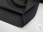 LAINAGE CARREAUX VICTORIAN STYLE CONTRECOLLÉ JERSEY NOIR - My Little Coupon - tissu - coudre